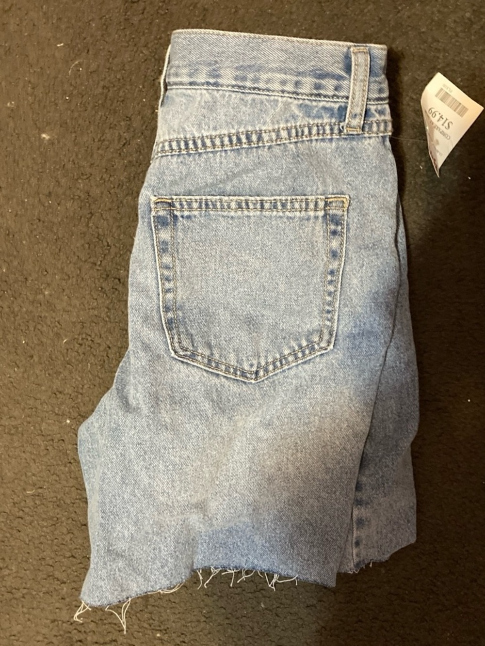 Rewash Light Blue High-Rise Denim Shorts - Picture 4 of 4